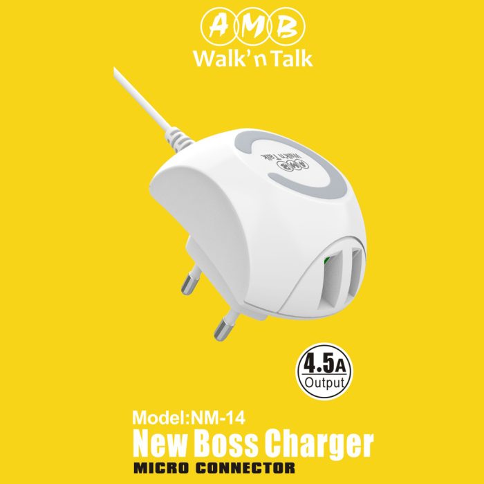 NM-14 Micro Charger 4.5A 2USB