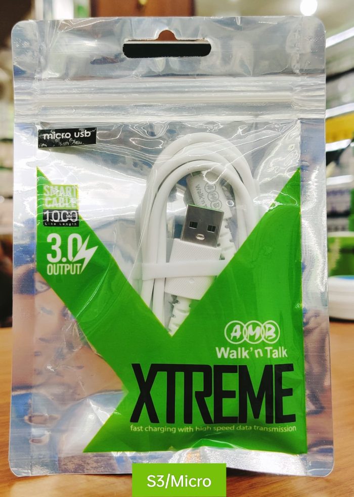 AMB Xtreme Data Cable 3.0A Micro