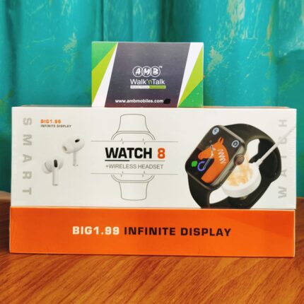 AMB Smart Watch 8 Big Infinity Display